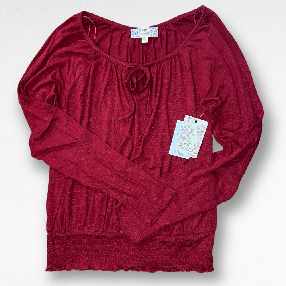 NWT! Pink Republic Long Sleeve Top